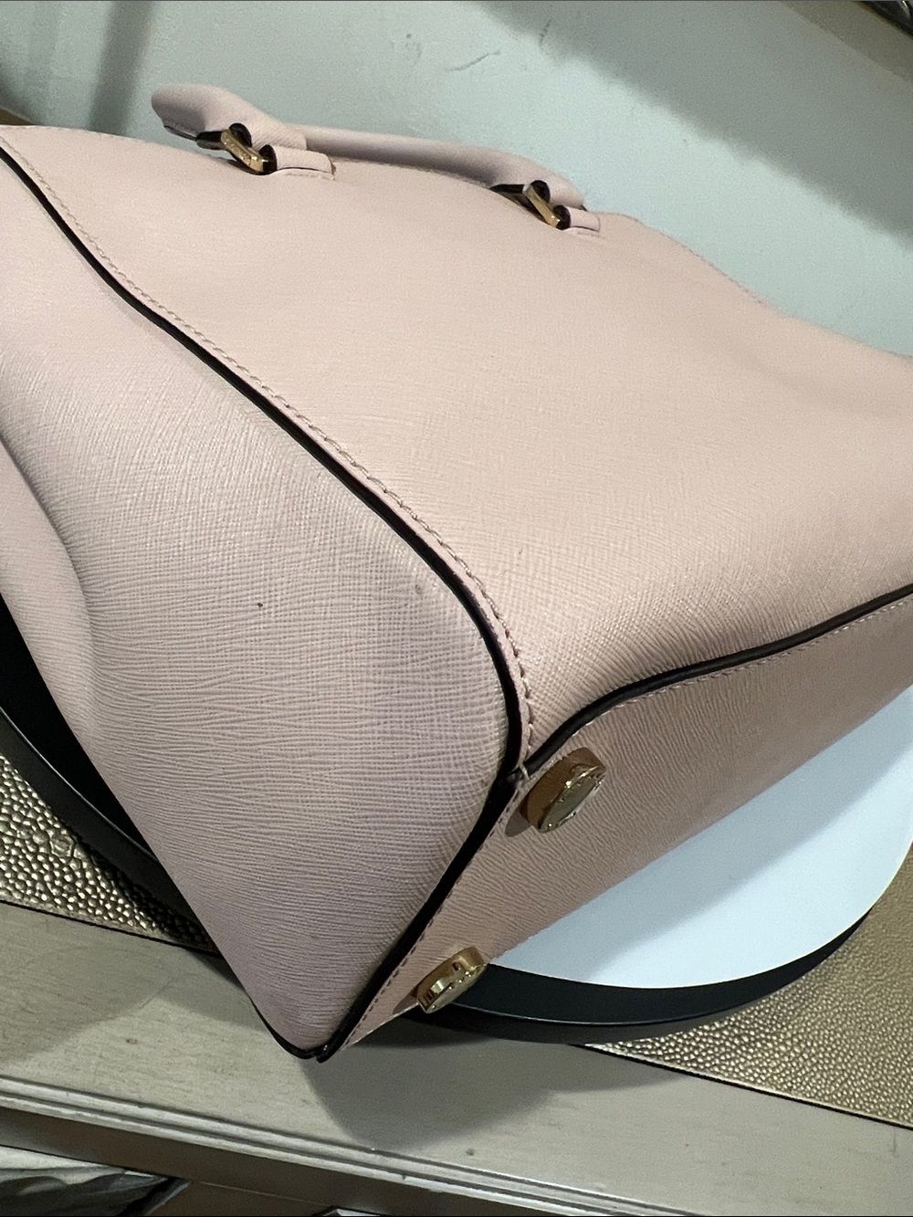 MICHAEL Michael Kors Blush Pink Ballet MD Satchel Crossbody NWT MSRP $328 - Picture 12 of 16